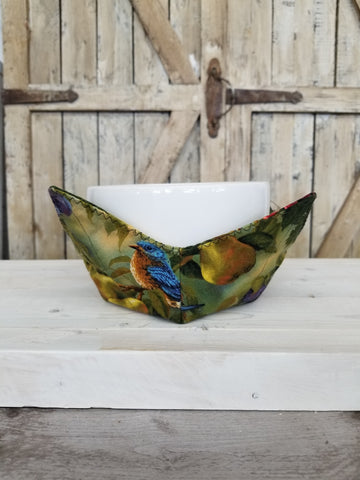 Birds and Fruit Bowl Cozy