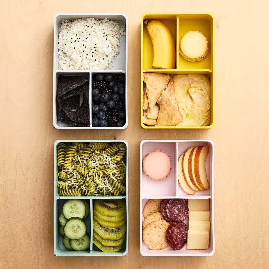 3 Sprouts Silicone Bento Box - Yeti