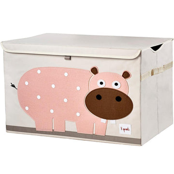 3 Sprouts Hippo Toy Chest