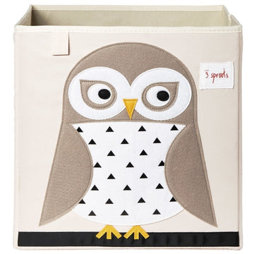 3 Sprouts Owl Storage Box