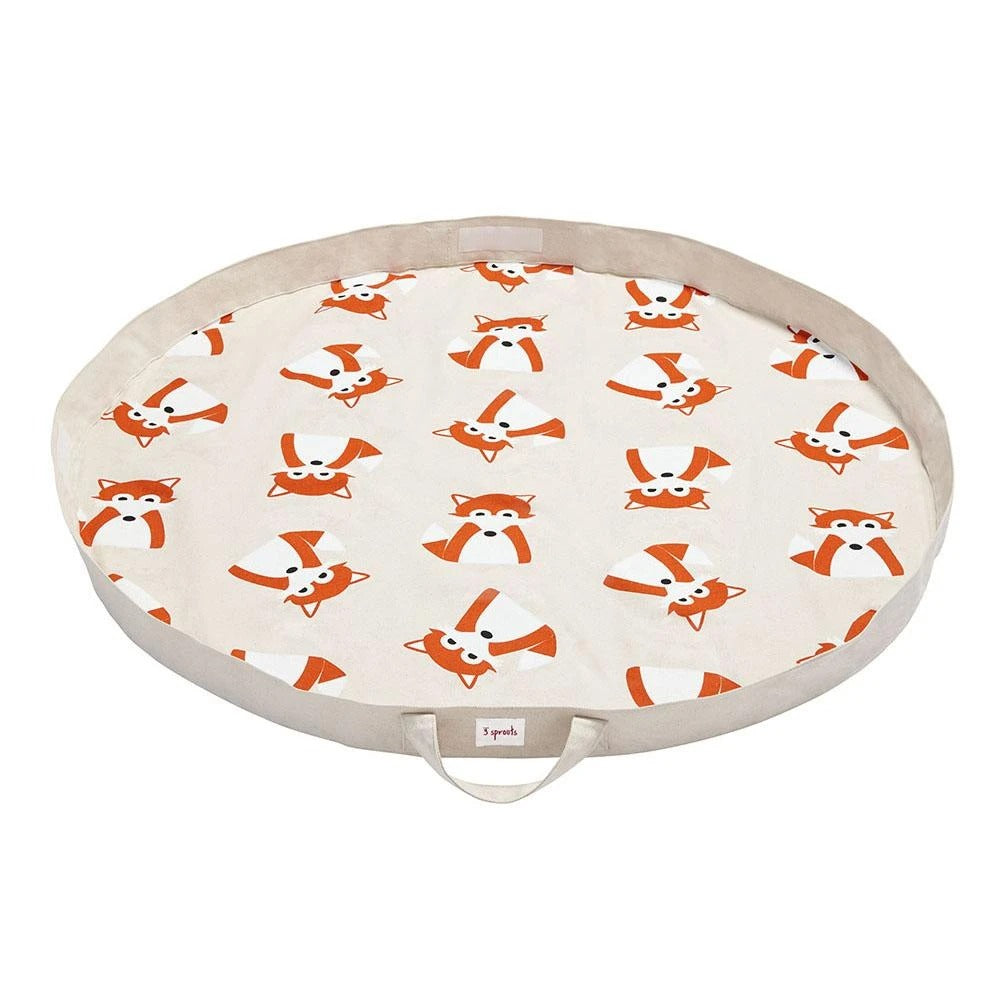 3 Sprouts Fox Play Mat Bag