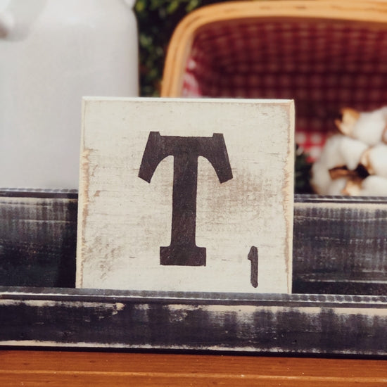 Letter Tile - T