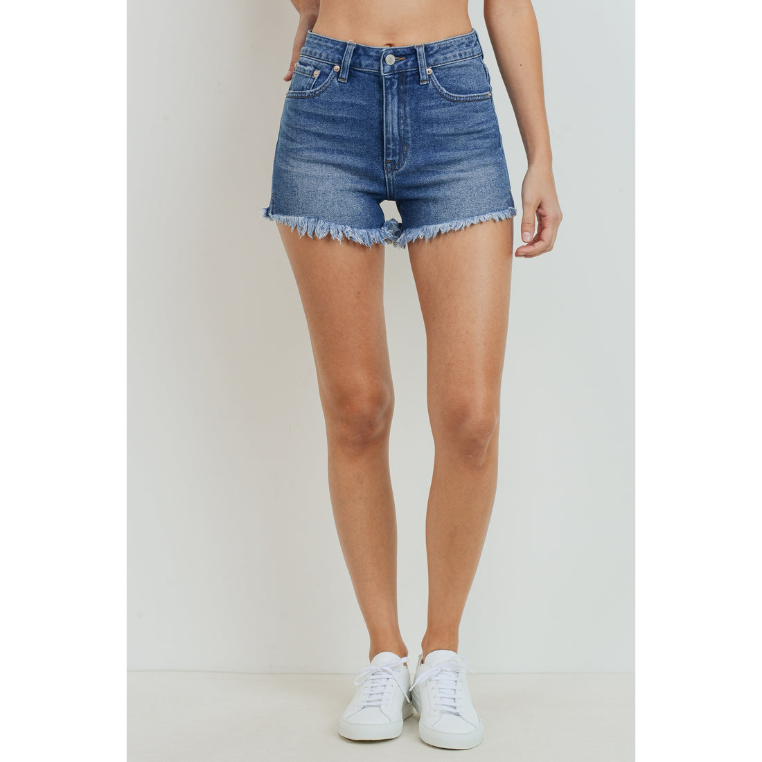 Fray Jean Shorts