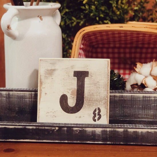 Letter Tile - J