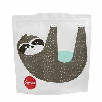 3 Sprouts Sloth Sandwich Bag