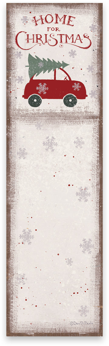 Home for Christmas List Notepad