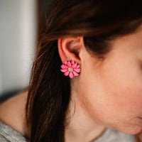 Mari Earrings - Pink