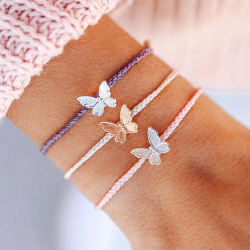 Pura Vida Bracelets - Butterfly in Flight Charm Bracelet