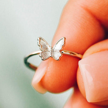 Pura Vida Bracelets -  Butterfly in Flight Ring