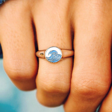 Pura Vida Bracelets - Make Waves Signet Ring