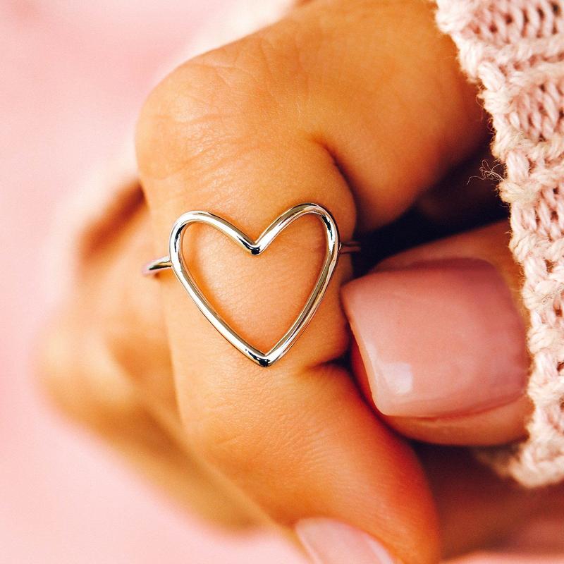 Pura Vida Bracelets -  Statement Heart Ring