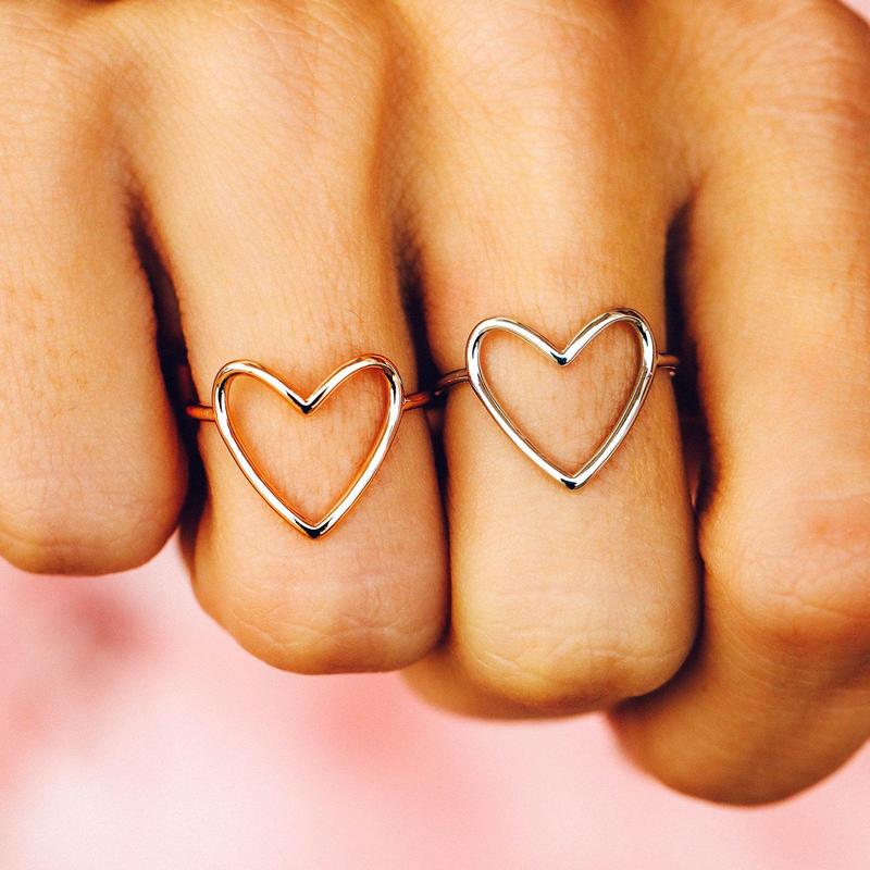 Pura Vida Bracelets -  Statement Heart Ring