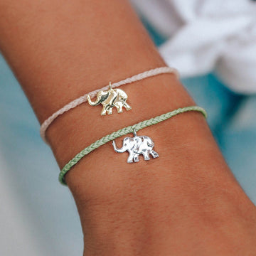 Pura Vida Bracelets - Save the Elephants Charm