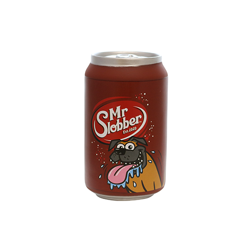 Silly Squeaker Soda Can - Mr. Slobber