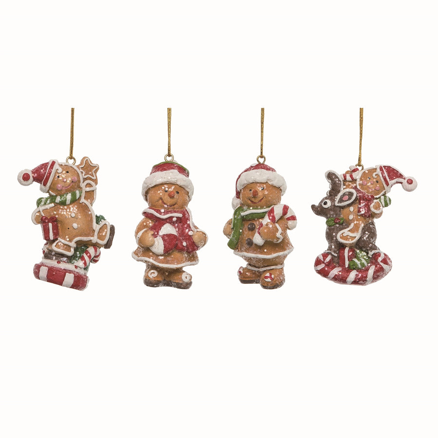 Resin Gingerbread Ornaments