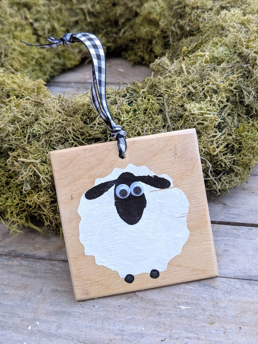 Googly Eyes Sheep Ornament