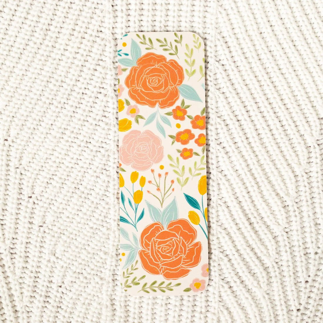 Peonies and Tulips Bookmark