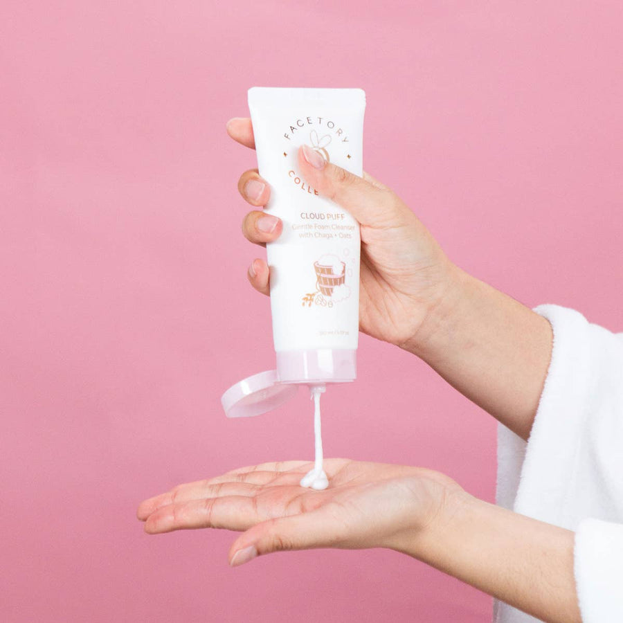 Cloud Puff Gentle Foam Cleanser with Chaga + Oats