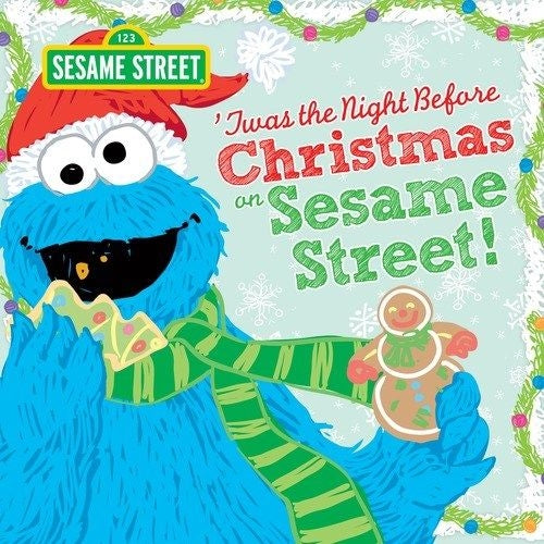Twas the Night Before Christmas on Sesame Street Book