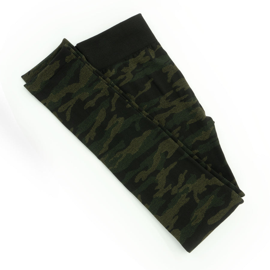 Britt's Knits 3rd Edition Fleece-Lined Leggings - Jungle Camo