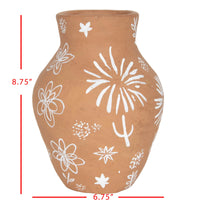 Lina Terracotta Vase