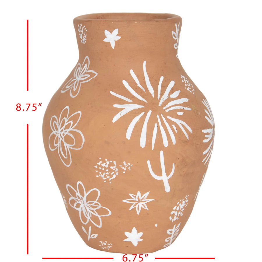 Lina Terracotta Vase