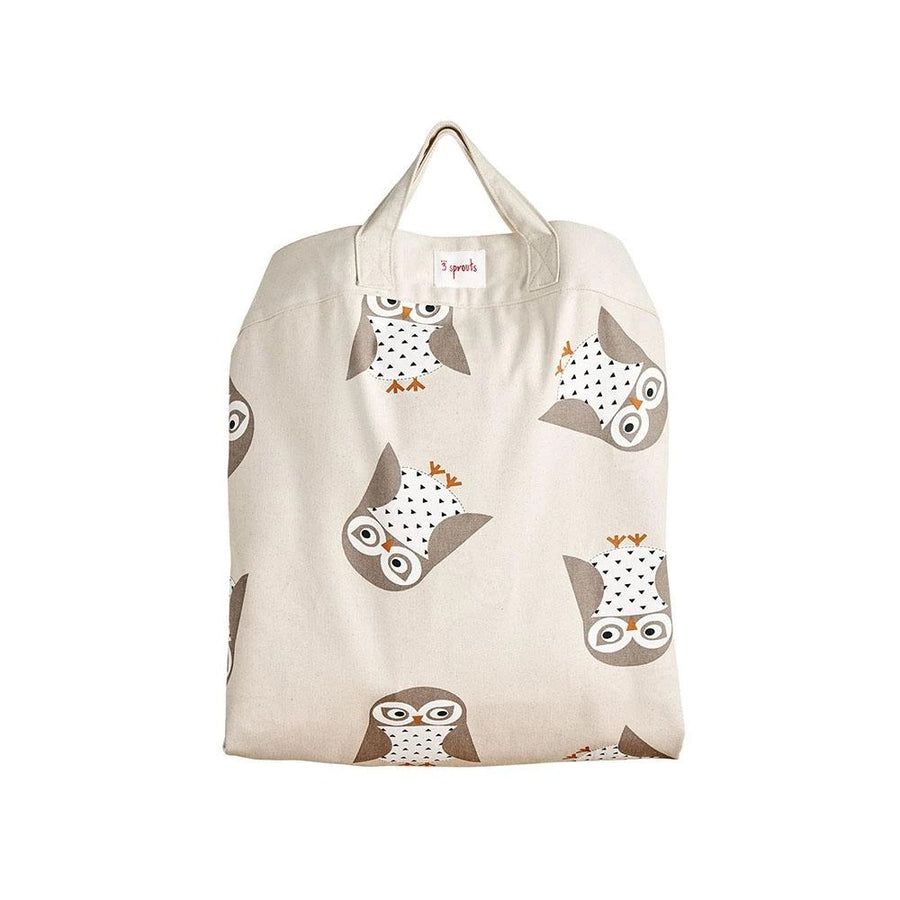 3 Sprouts Owl Play Mat Bag