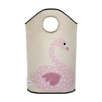 3 Sprouts Swan Laundry Hamper