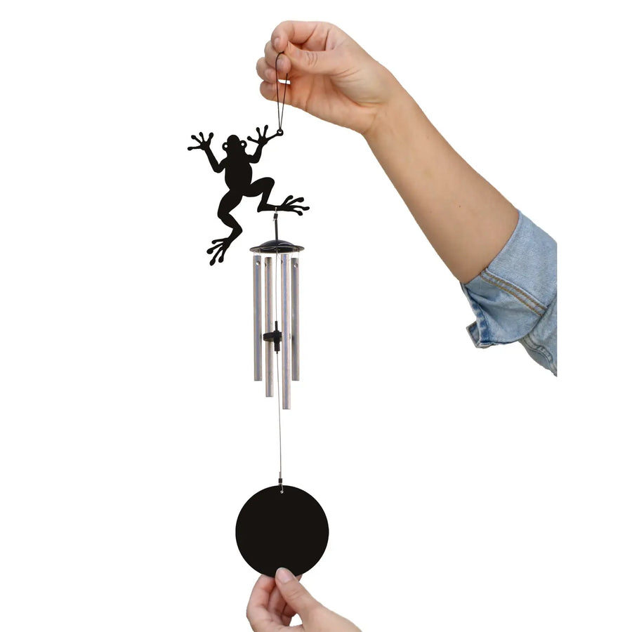 Jacob's Silhouette Wind Chime, Frog