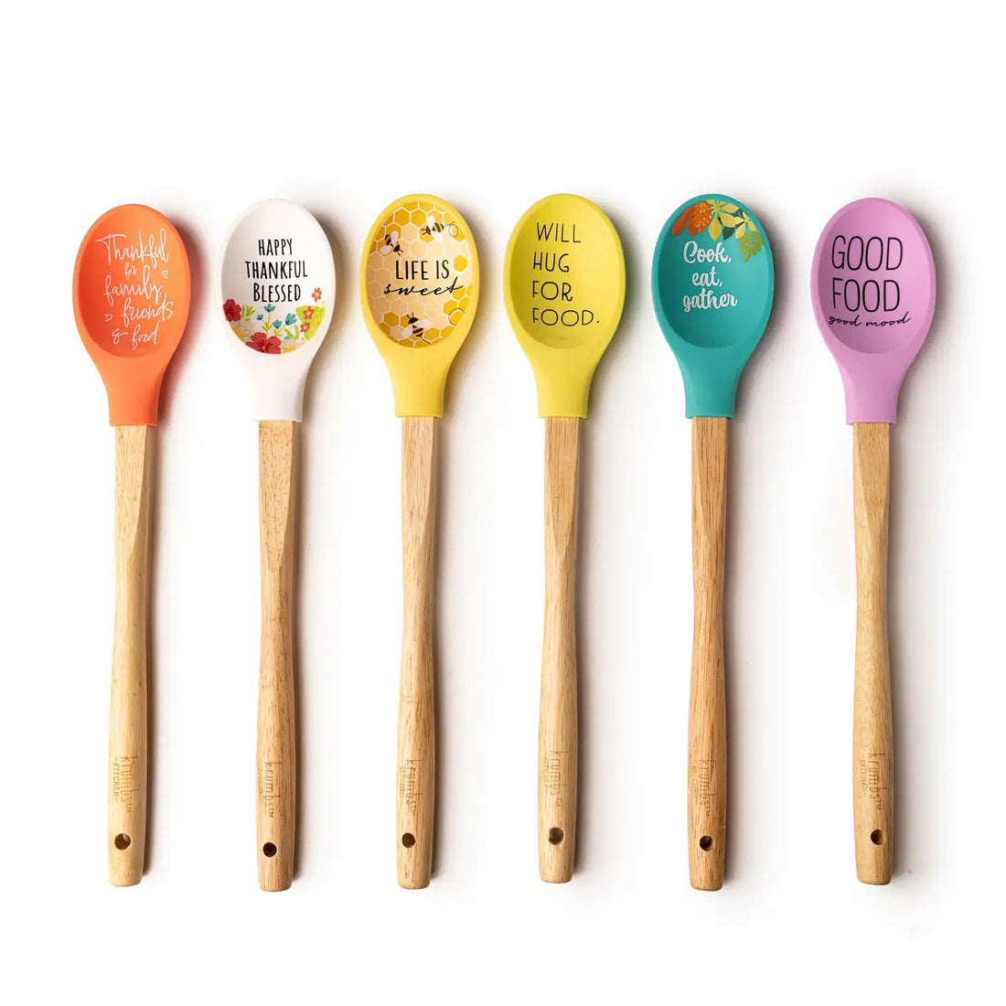 Krumbs Kitchen Farmhouse Silicone Spoons