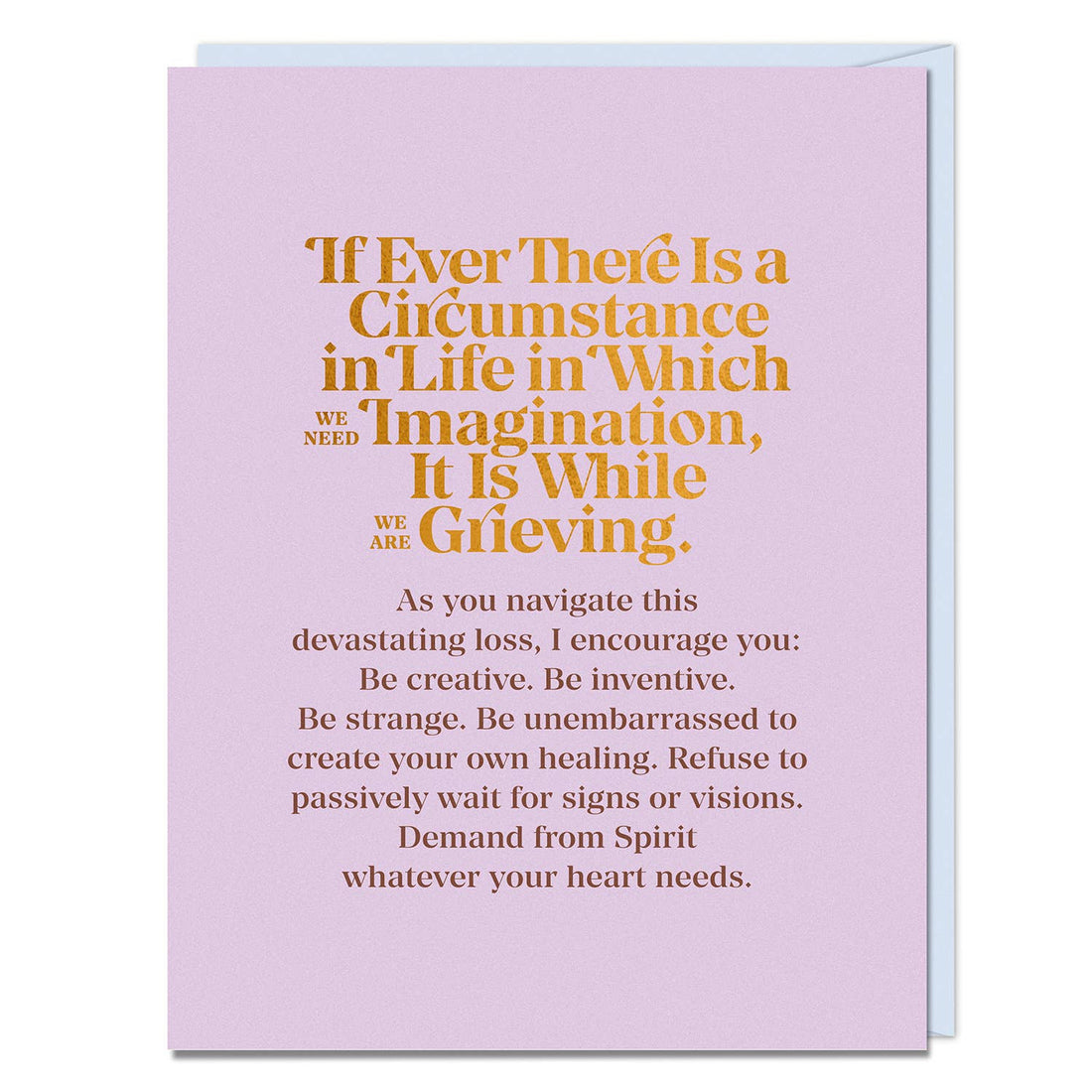 If Ever A Circumstance Card