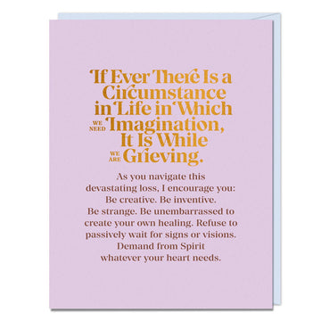 If Ever A Circumstance Card