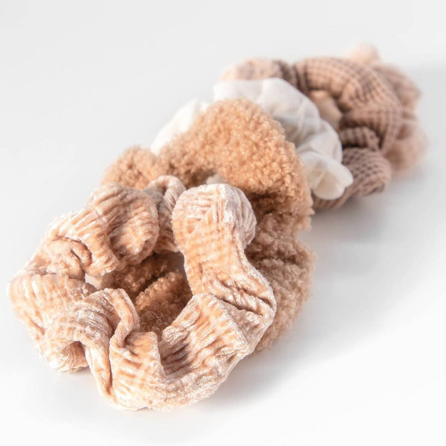 Scrunchie - Assorted Tan Tones