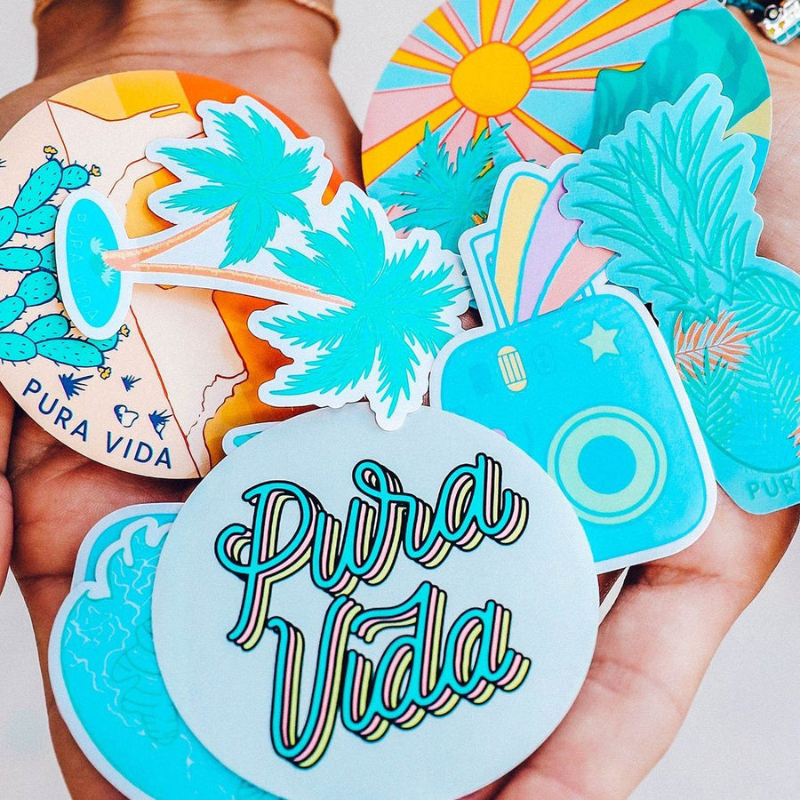 Pura Vida Bracelets - Neon Pura Vida Sticker