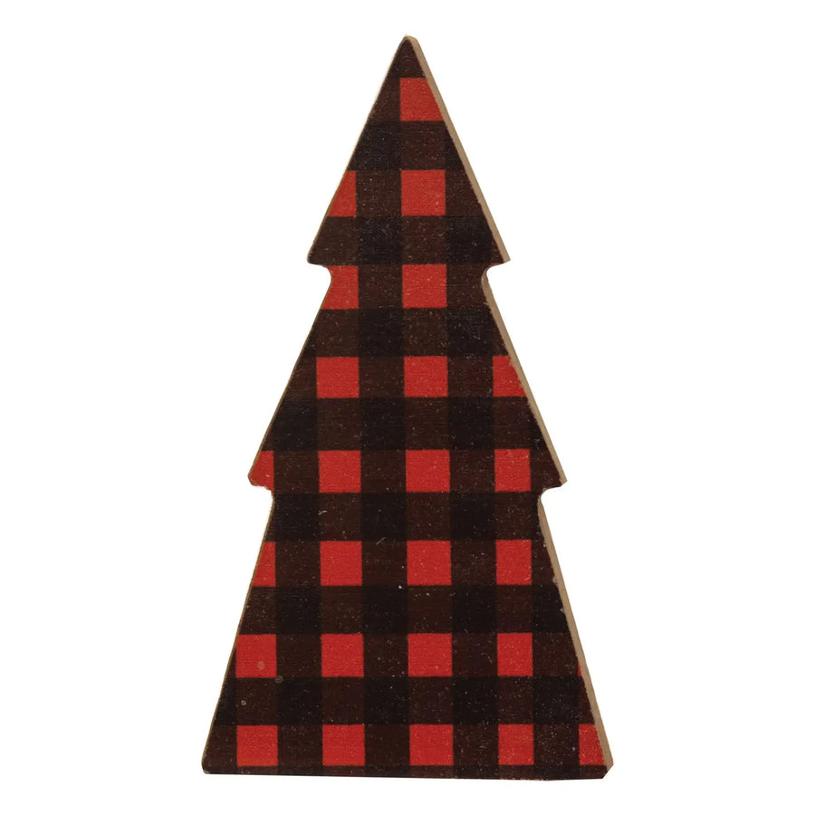 Red Buffalo Check Christmas Tree Sitters