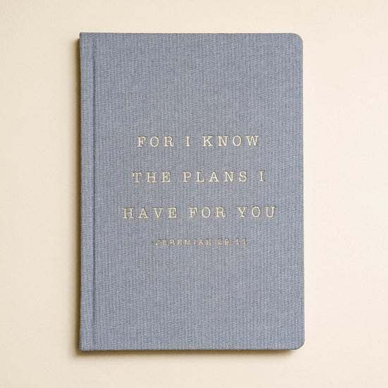 For I Know The Plans I Have For You Jeremiah 29:11 Fabric Journal