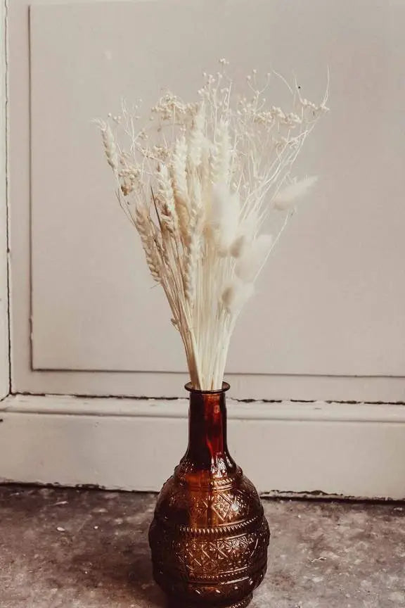 White Dried Flowers Bouquet
