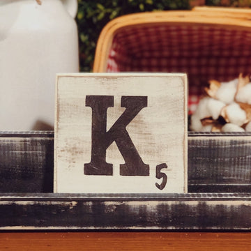 Letter Tile - K