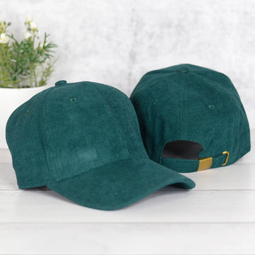 Emerald Corduroy Hat