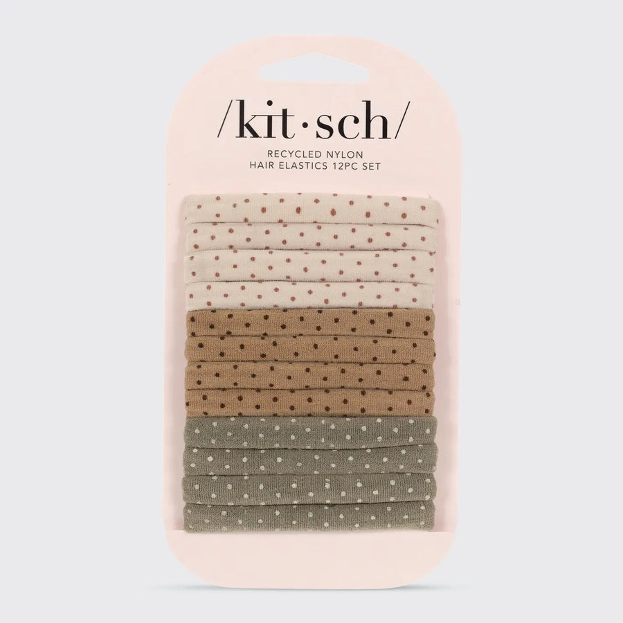 Kitsch Nylon Elastics - Polka Dot