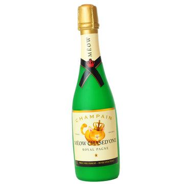 Silly Squeaker Wine Bottle - Meow Chased One