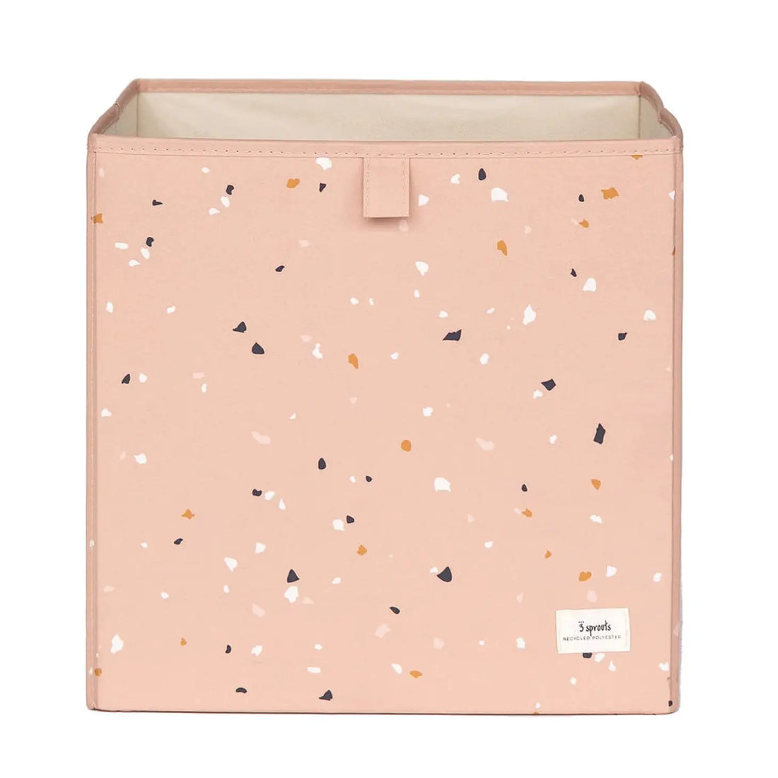 Recycled Fabric Storage Cube - Terrazzo Clay