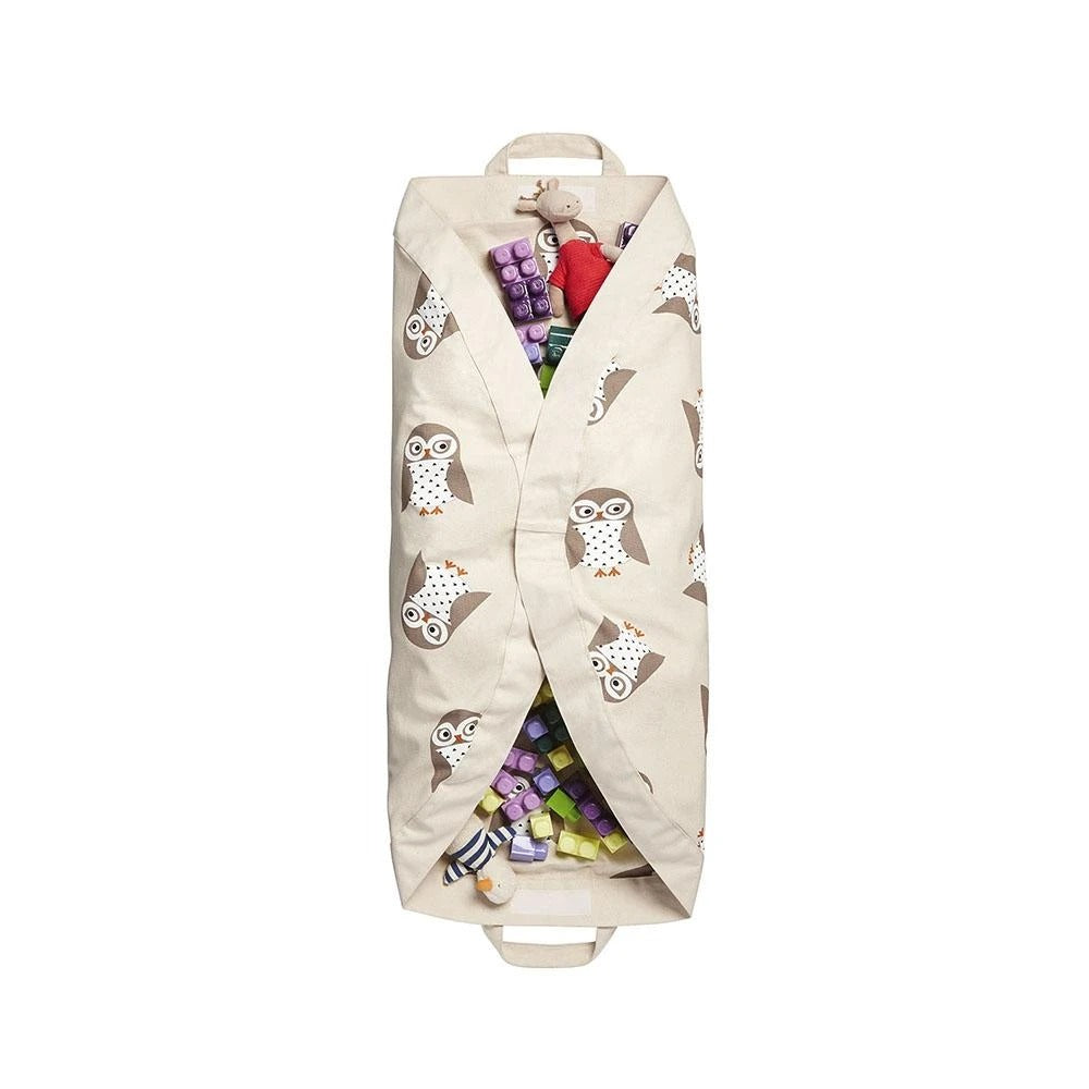 3 Sprouts Owl Play Mat Bag