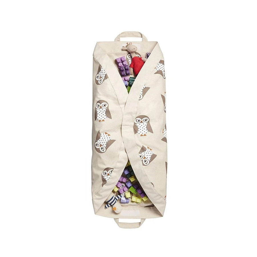 3 Sprouts Owl Play Mat Bag