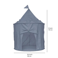 3 Sprouts Recycled Fabric Play Tent Castle - Blue