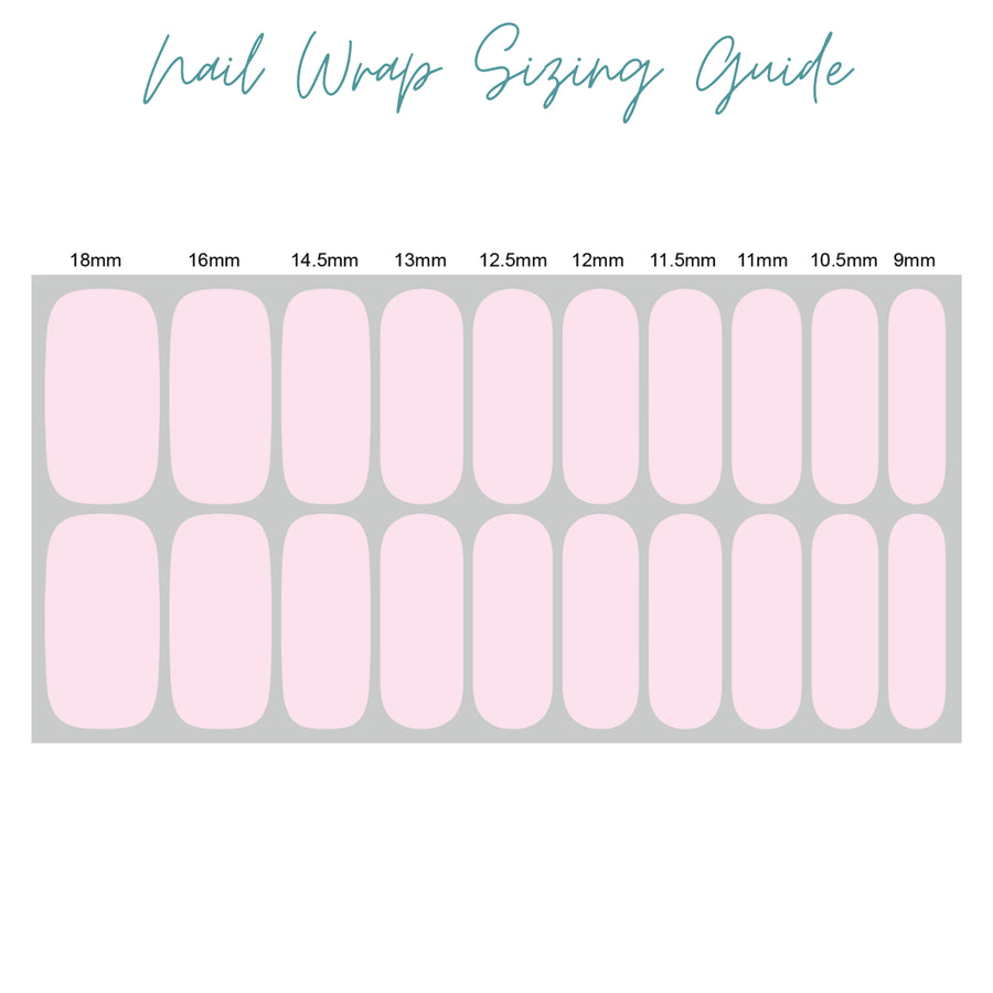 Powder Pink | Light Pink At Home Manicure Nail Polish Wrap