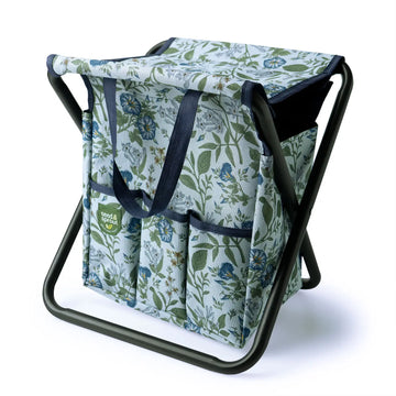 Seed & Sprout Foldout Garden Seat w/Pocketed Tote - Wildflower