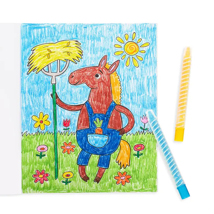 Color-in' Book: Little Farm Friends