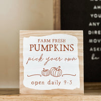 Farm Fresh Pumpkins