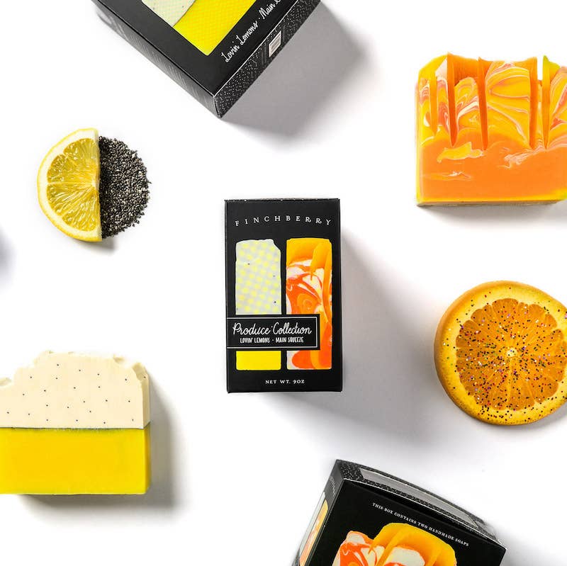 Finchberry 2-Bar Gift Box - Lovin' Lemons + Main Squeeze